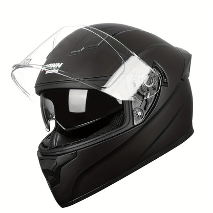 F-700 Motorradhelm - Matt Schwarz