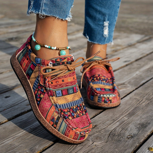 KIARA I STILVOLLE PRINT- TURNSCHUHE