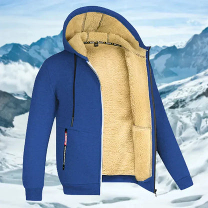 Arie – Winterjacke für Männer mit Kapuze und Fellkragen