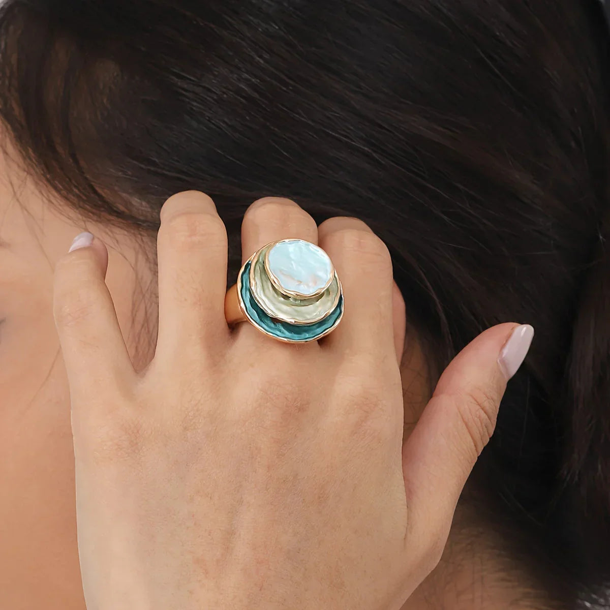 Aylin™ | Boho Stapel Statement Ring