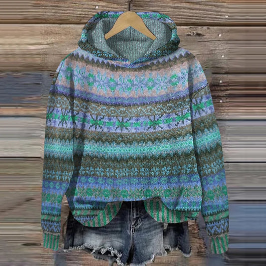 LIORA I LÄSSIGER KAPUZENPULLOVER