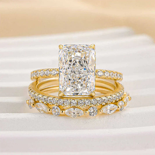 Jaily Luxe 3-teiliges Ring-Set