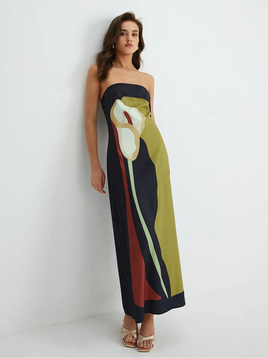 Harper | Strapless Maxi-Kleid