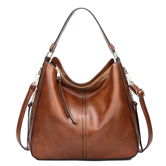 Mila | Leder Schultertasche