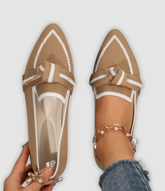 EVELINA I BEQUEME MESH-LOAFERS MIT SCHLEIFE