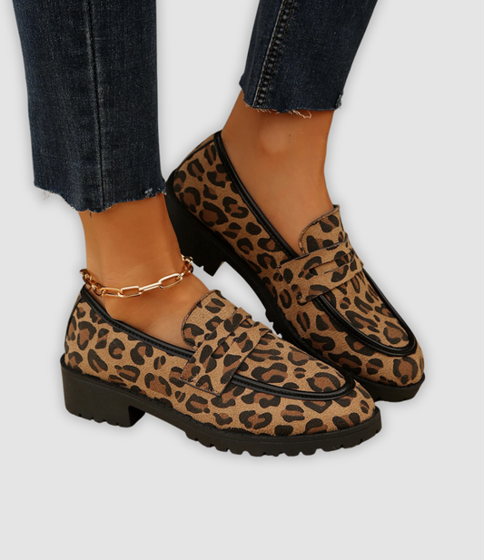BRIANNA I MODISCHE PLATEAU-SNEAKER MIT LEOPARDENMUSTER