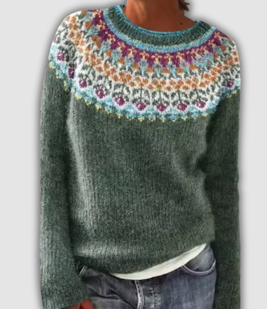 CELINA I GEMÜTLICHER RETRO PULLOVER