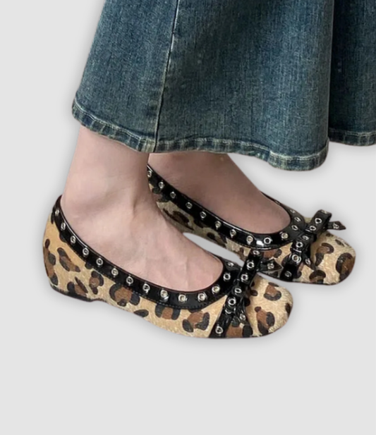 LEONIE I PLATEAU-SLIPPER MIT SCHMETTERLINGSKNOTEN