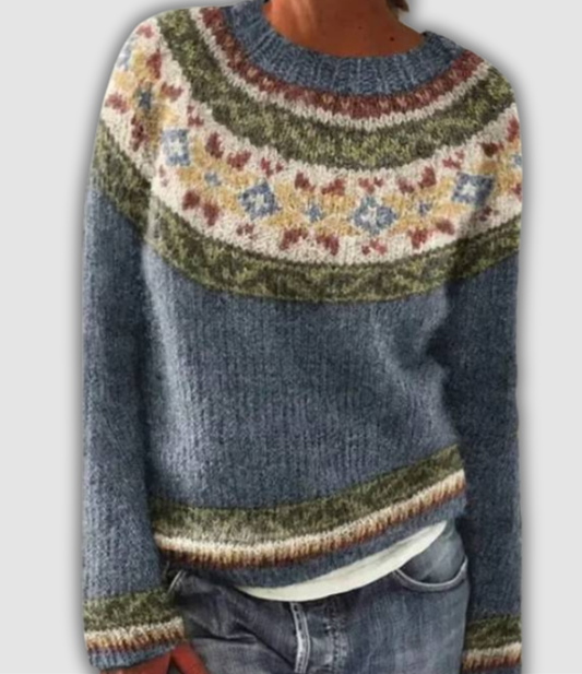 NAYLA I STILVOLLER RETRO PULLOVER