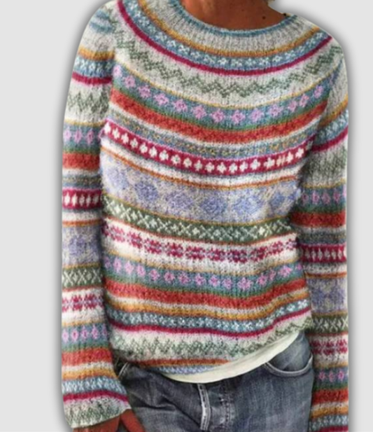 SALOME I STILVOLLER RETRO-PULLOVER
