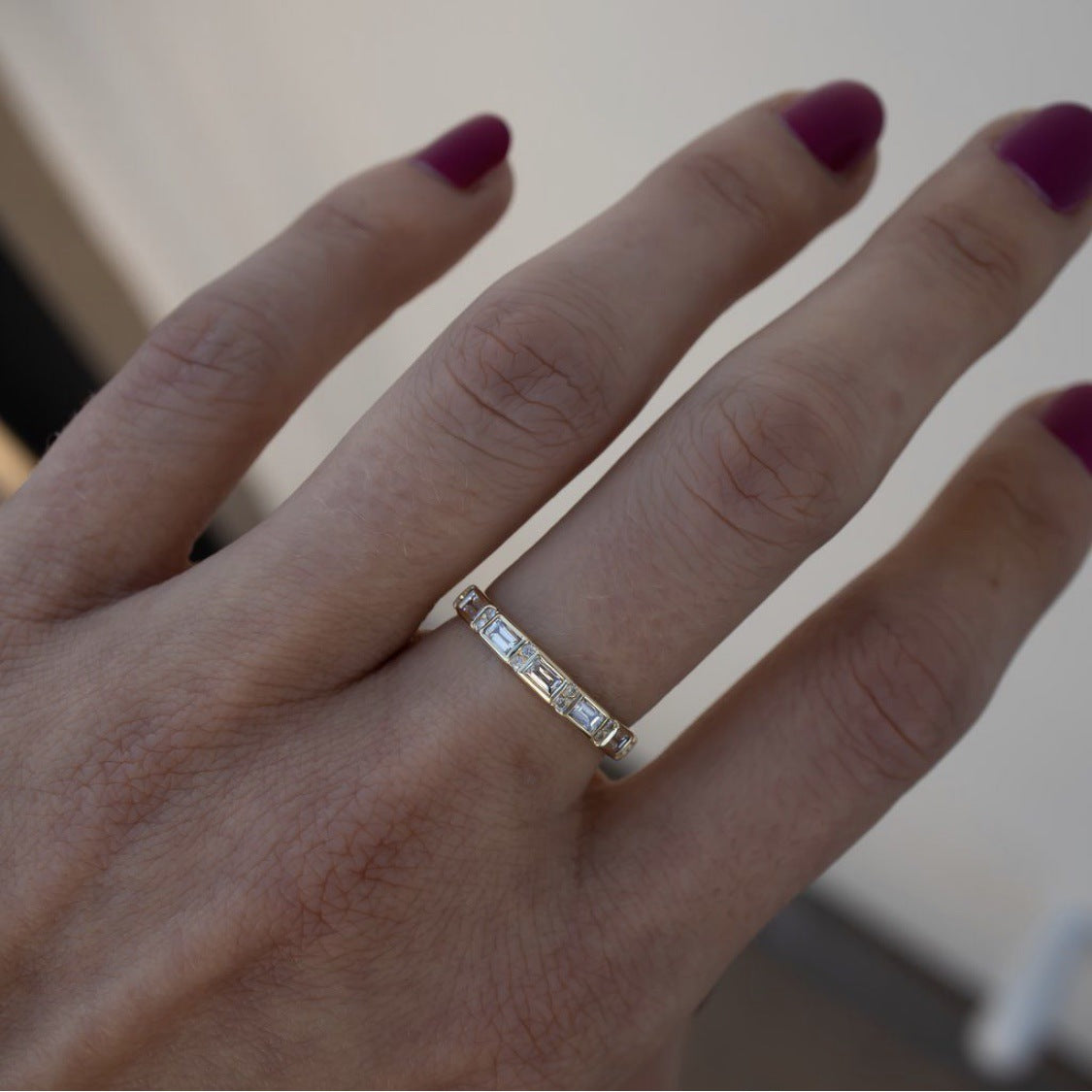 Isadora™ | Inlay Crystal Ring Set