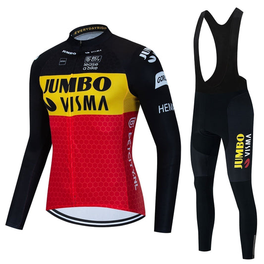 Jumbo Visma - Professionelles langärmliges Radtrikot