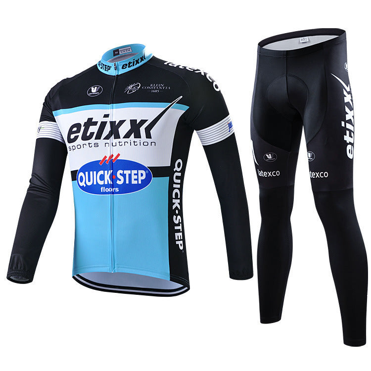 Sky - Langarm-Radsportbekleidung Professionelles Set