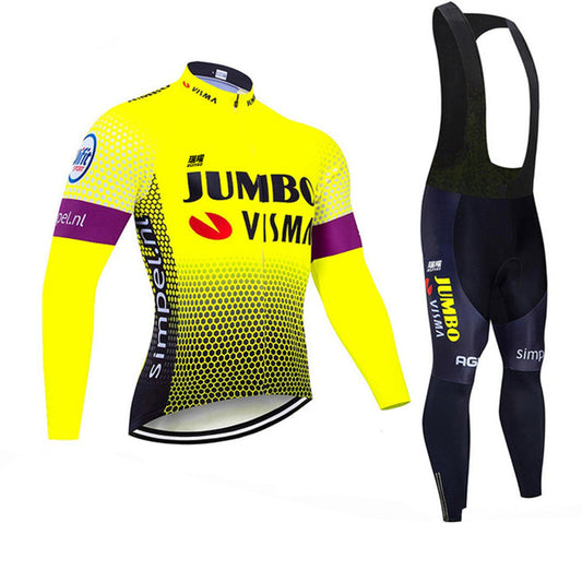 Jumbo - Professionelles Set mit langen Ärmeln zum Radfahren