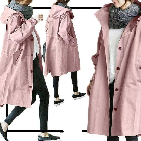 Mandy - Stylischer wasserdichter Trenchcoat