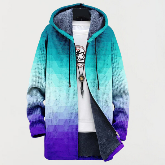Ava | Hexagon-Gradient-Hoodie