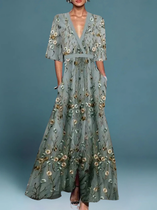 MARIA™ | Elegantes Blumenkleid