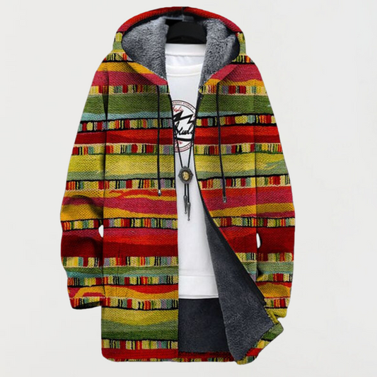 Zara | Tribal-Streifen-Hoodie