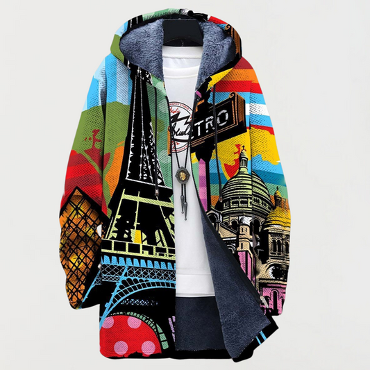 Paris | Stadtpanorama-Hoodie