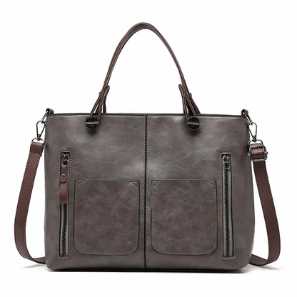Rosy | Stilvolle Lederhandtasche