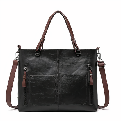 Rosy | Stilvolle Lederhandtasche