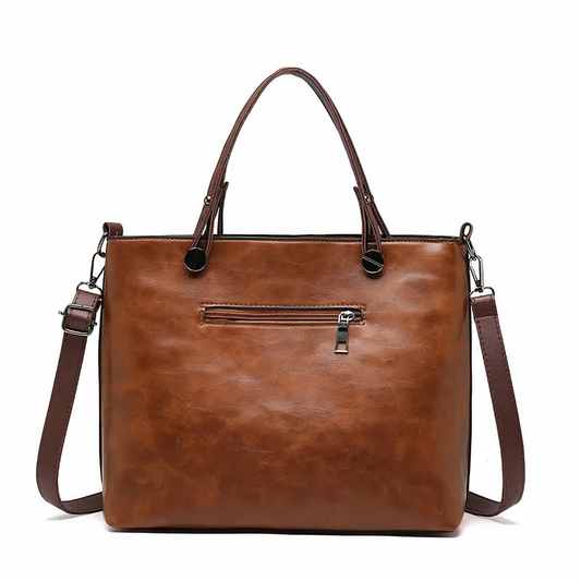 Rosy | Stilvolle Lederhandtasche