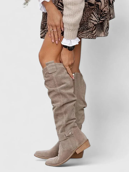HALVIRA I ELEGANTE HOCHGESCHNITTENE STIEFEL