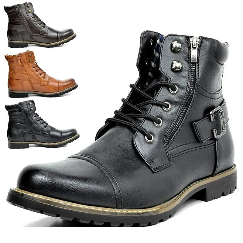 Phoenix | Leder Schnür-Stiefel