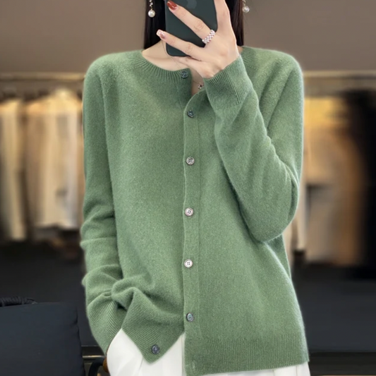 ANNABEL I MERINOWOLLE STRICKJACKE