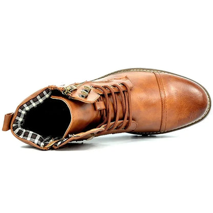 Phoenix | Leder Schnür-Stiefel
