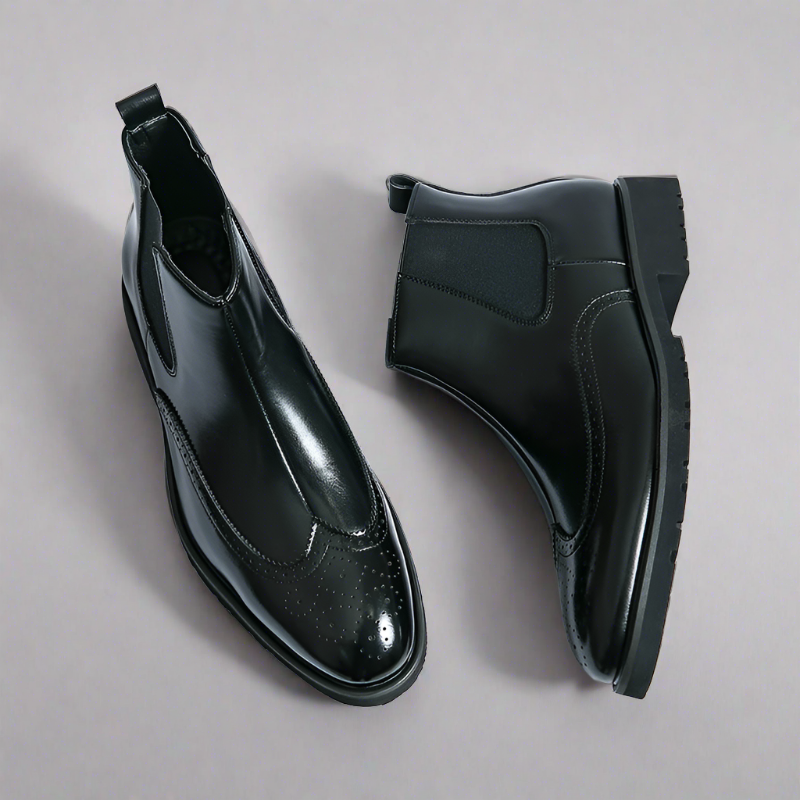 Dwight | Kunstleder Chelsea-Stiefel