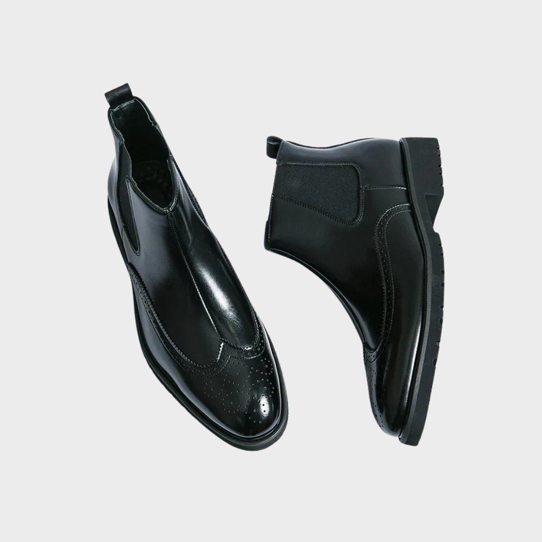 Dwight | Kunstleder Chelsea-Stiefel