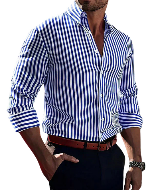 LEO I ELEGANTES GESTREIFTES HEMD