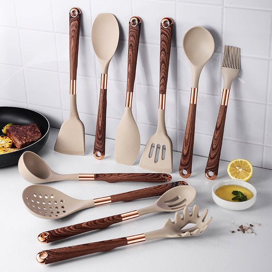 Set mit 10 langlebigen Küchenutensilien