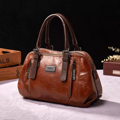 Dominique | Elegante Lederhandtasche