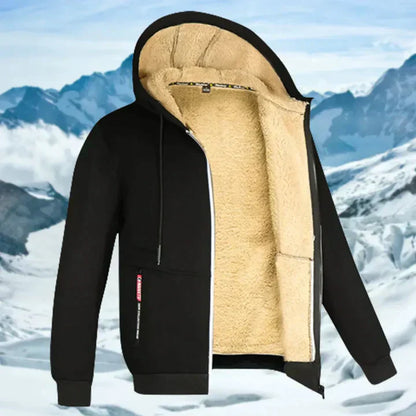 Arie – Winterjacke für Männer mit Kapuze und Fellkragen