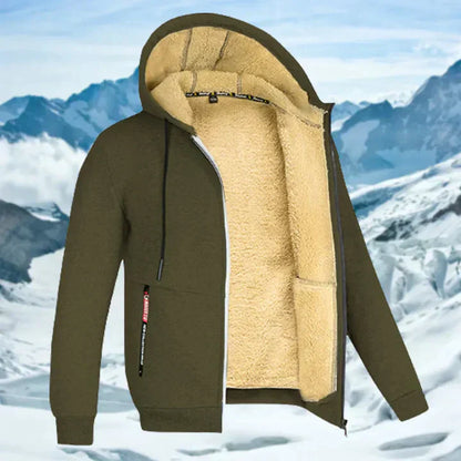 Arie – Winterjacke für Männer mit Kapuze und Fellkragen