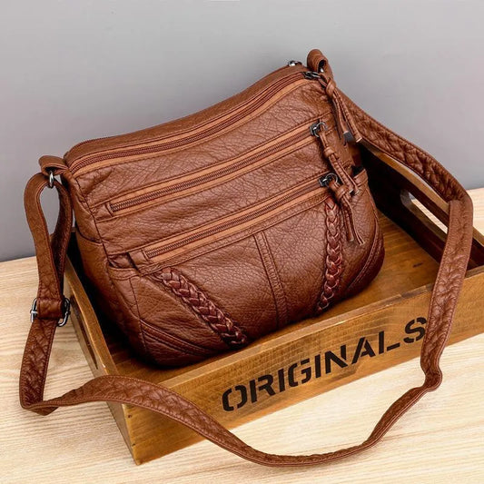 Ava | Weiche Lederhandtasche