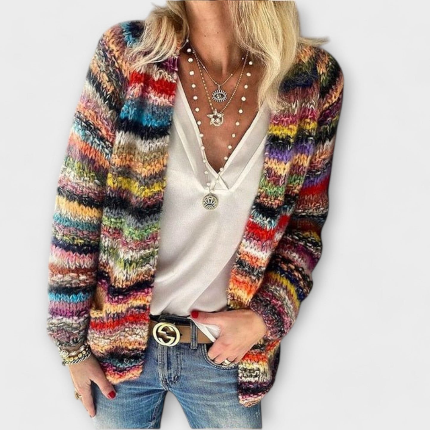 Birgitte - Lebendiger und Gemütlicher Cardigan
