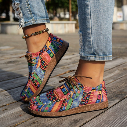 KIARA I STILVOLLE PRINT- TURNSCHUHE