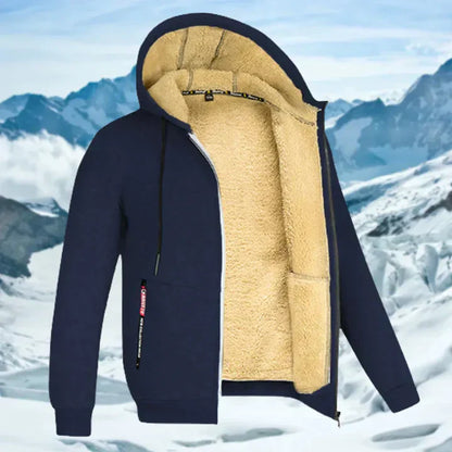 Arie – Winterjacke für Männer mit Kapuze und Fellkragen