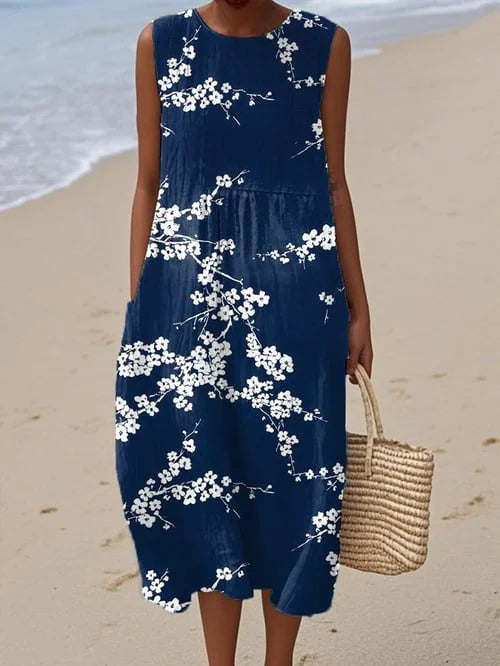 TESS I ÄRMELLOSES MAXIKLEID