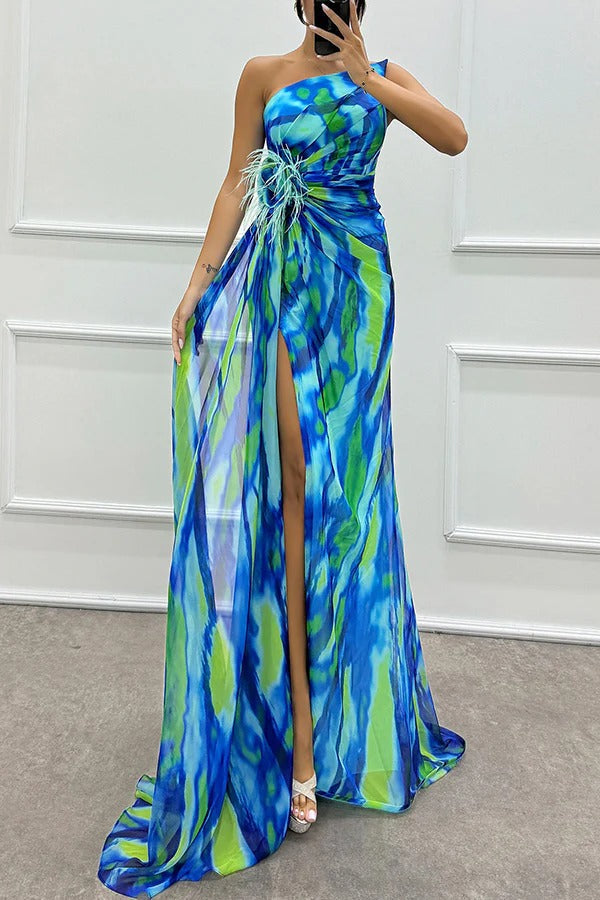 Mavis | Vibrantes Maxikleid