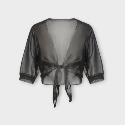 Olivia - Bluse mit offenem Vorderteil