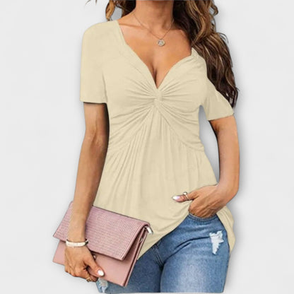 Lina – V-Ausschnitt T-Shirt