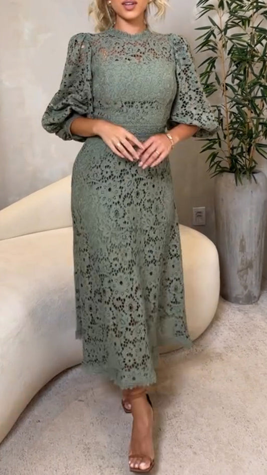 LunaBloom™ Spitzenlaterne Kleid