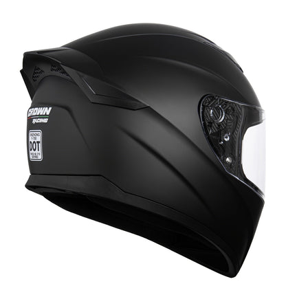 F-700 Motorradhelm - Matt Schwarz