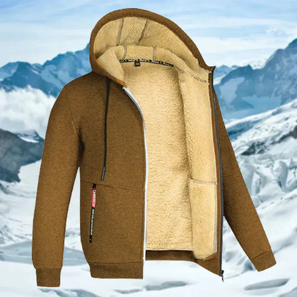 Arie – Winterjacke für Männer mit Kapuze und Fellkragen