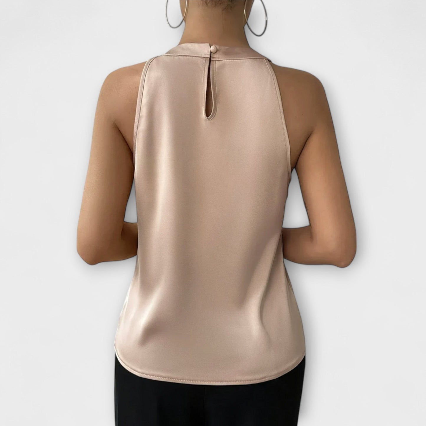 Skye - Schicke Satinbluse mit Off-Shoulder-Design