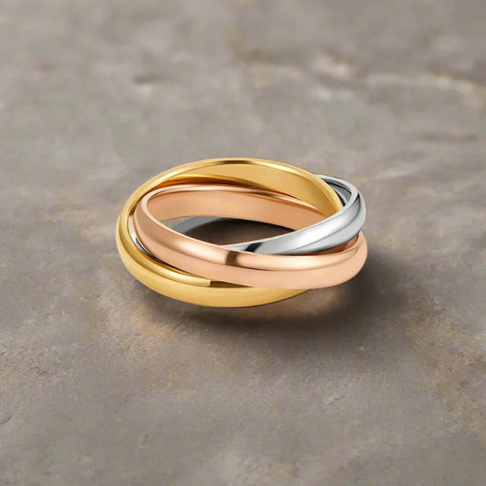 Noemi™ | Dreifarbiger Bandring